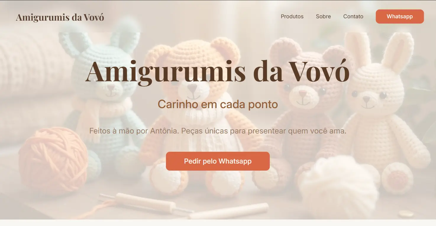 Projeto Amigurumis da Vovó