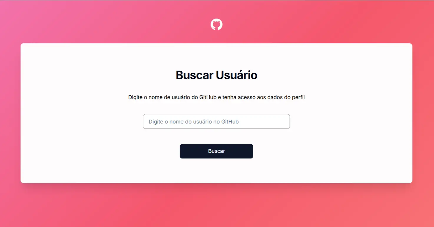 Projeto Visualizador de Perfil do GitHub